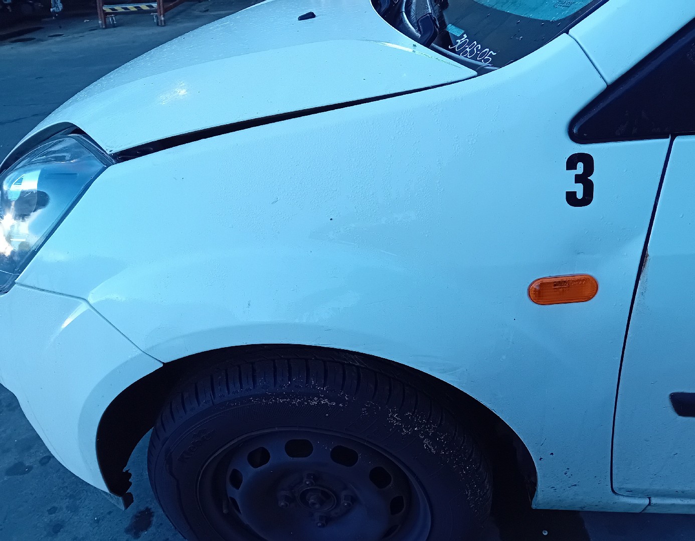 Left fender