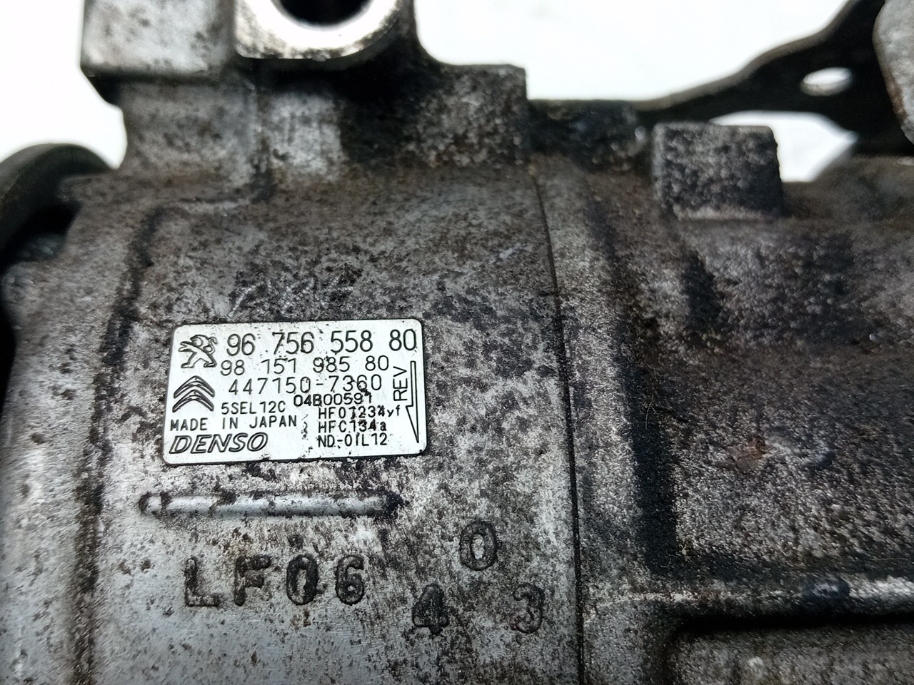 AC compressor CITROËN C3 Aircross II (2R_, 2C_) Imagem-3