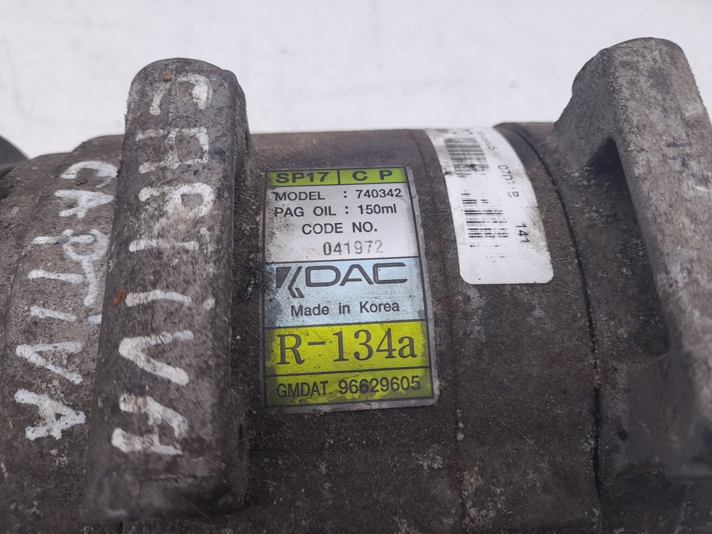 AC compressor CHEVROLET Captiva (C100, C140) Imagem-2