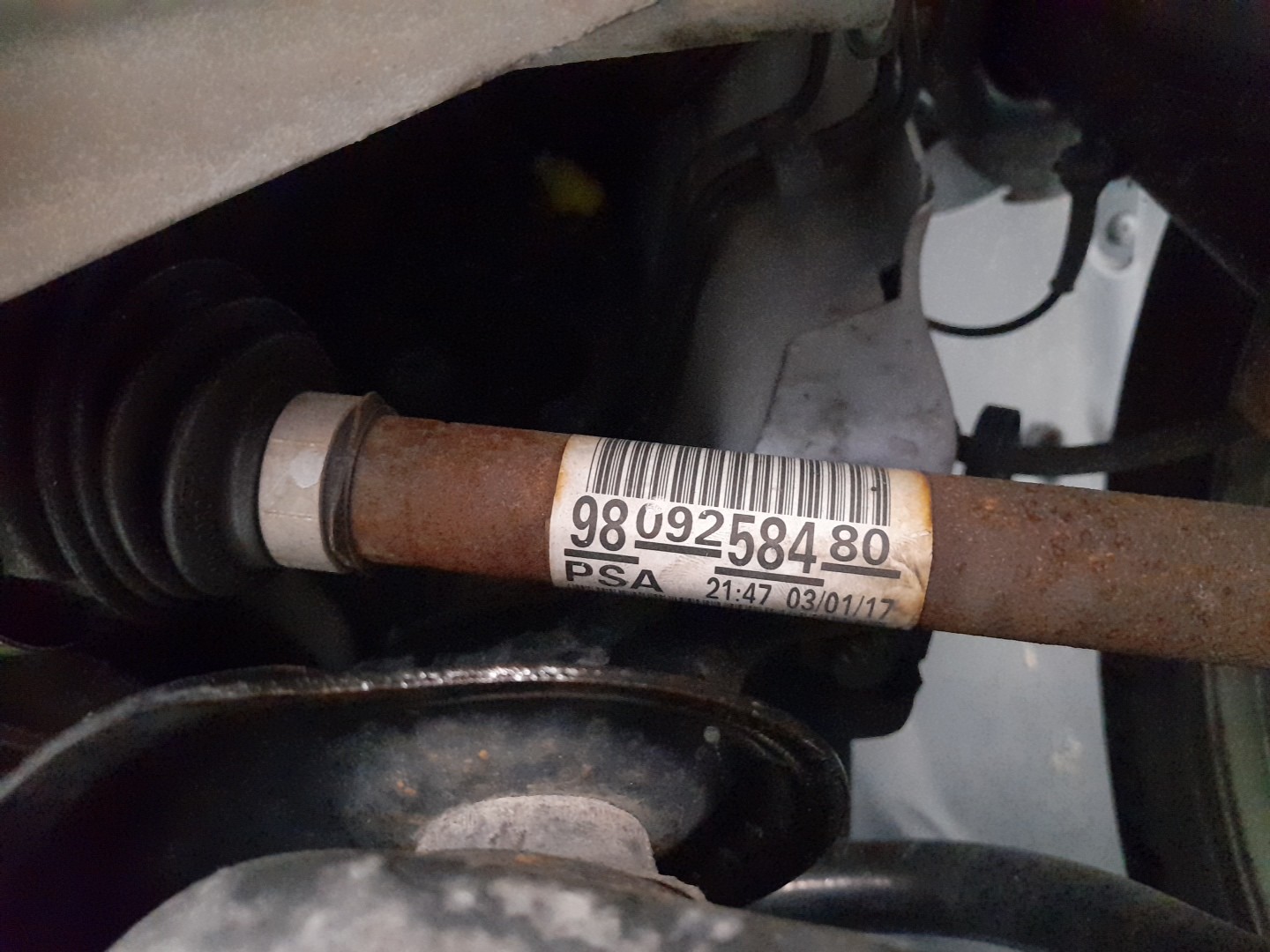 Transmission avant gauche PEUGEOT 2008 I (CU_) Imagem-1