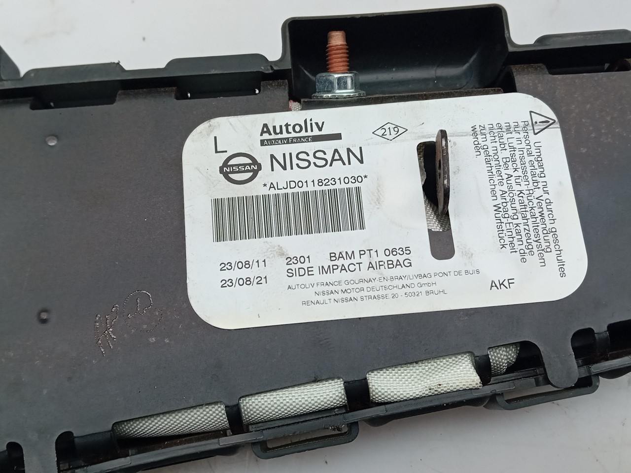 Airbag Guache NISSAN Qashqai/Qashqai+2 I (J10, JJ10) Imagem-3