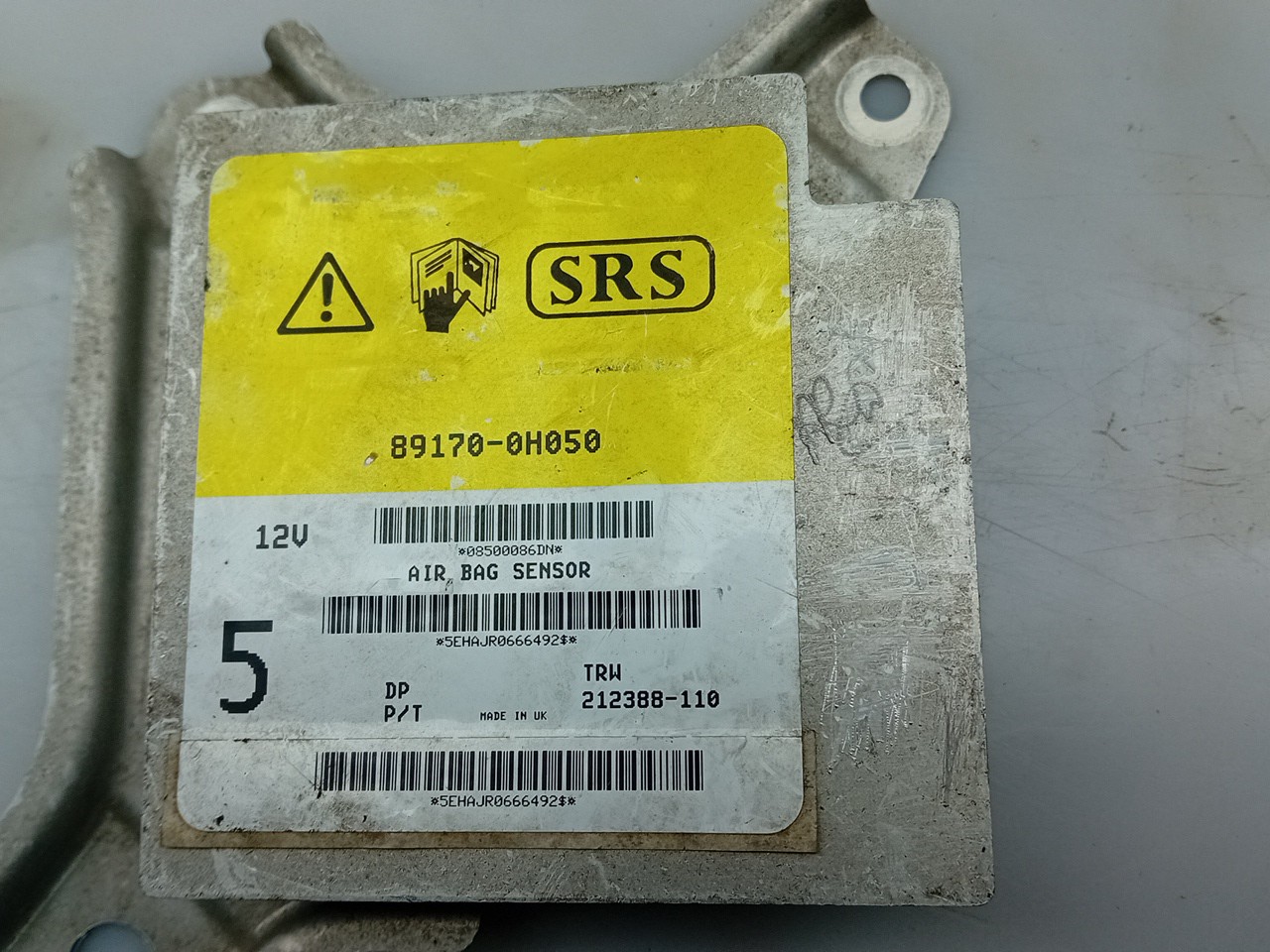 Centralina airbag TOYOTA Aygo (_B1_) Imagem-3