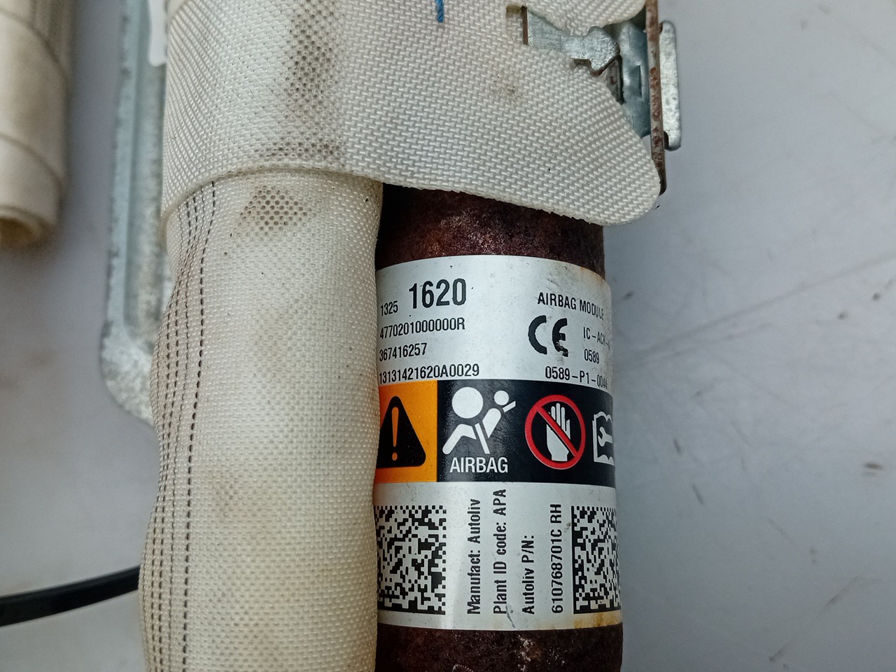 Airbag Rideau Droite OPEL Astra J Imagem-2