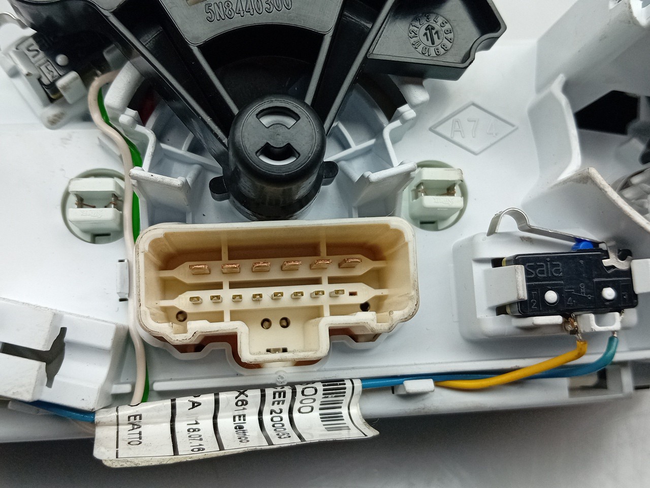 Bouton / interrupteur climatisation RENAULT Kangoo Express (FW0/1_) Imagem-3