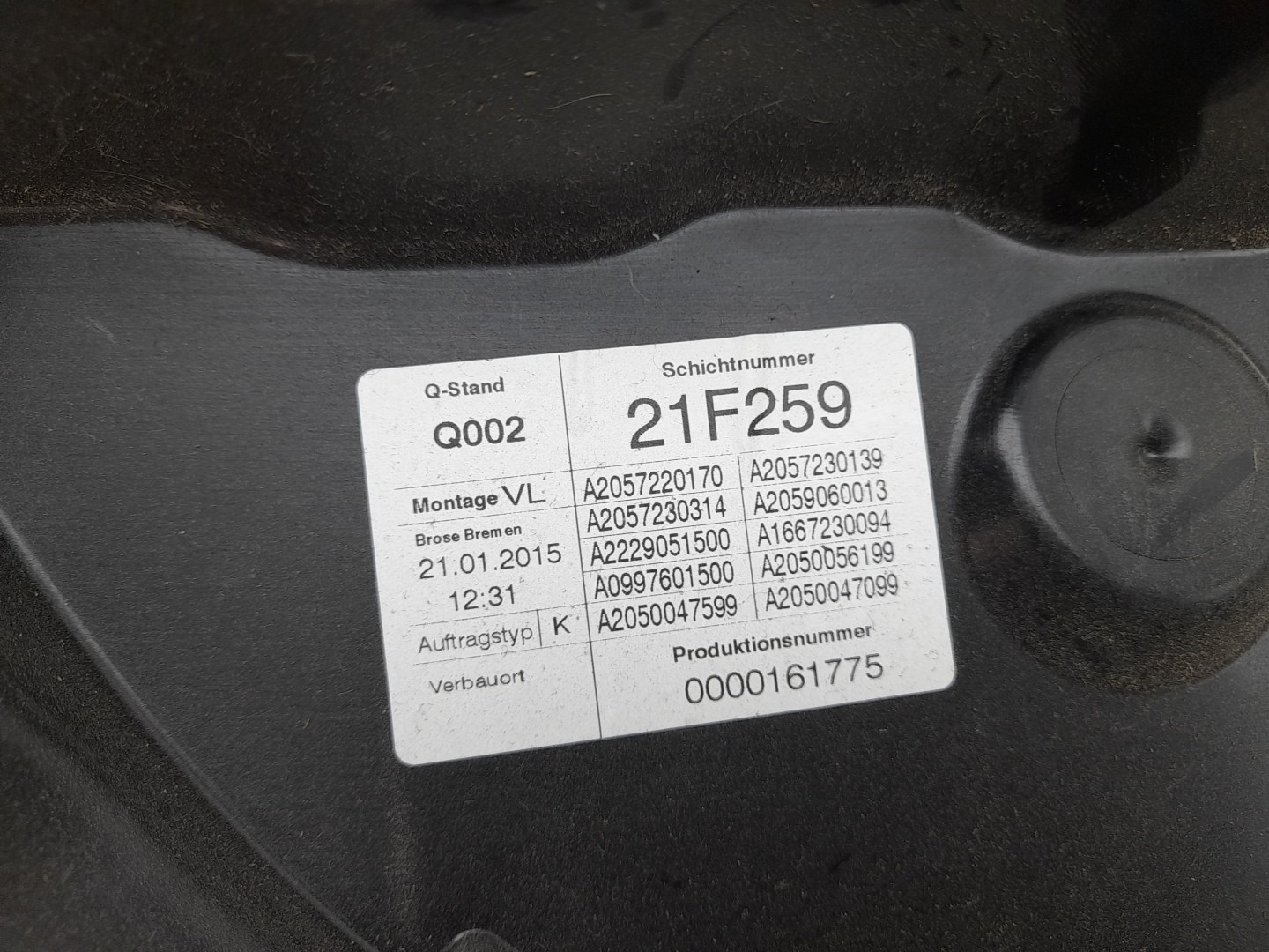 Lève-vitre avant gauche MERCEDES-BENZ Classe S (W222, V222, X222) Imagem-2