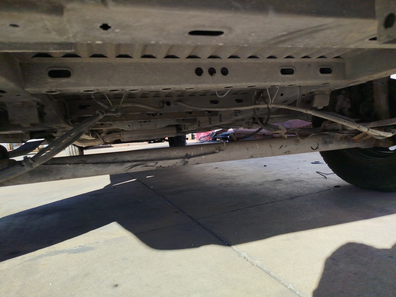 Rear axle with discs