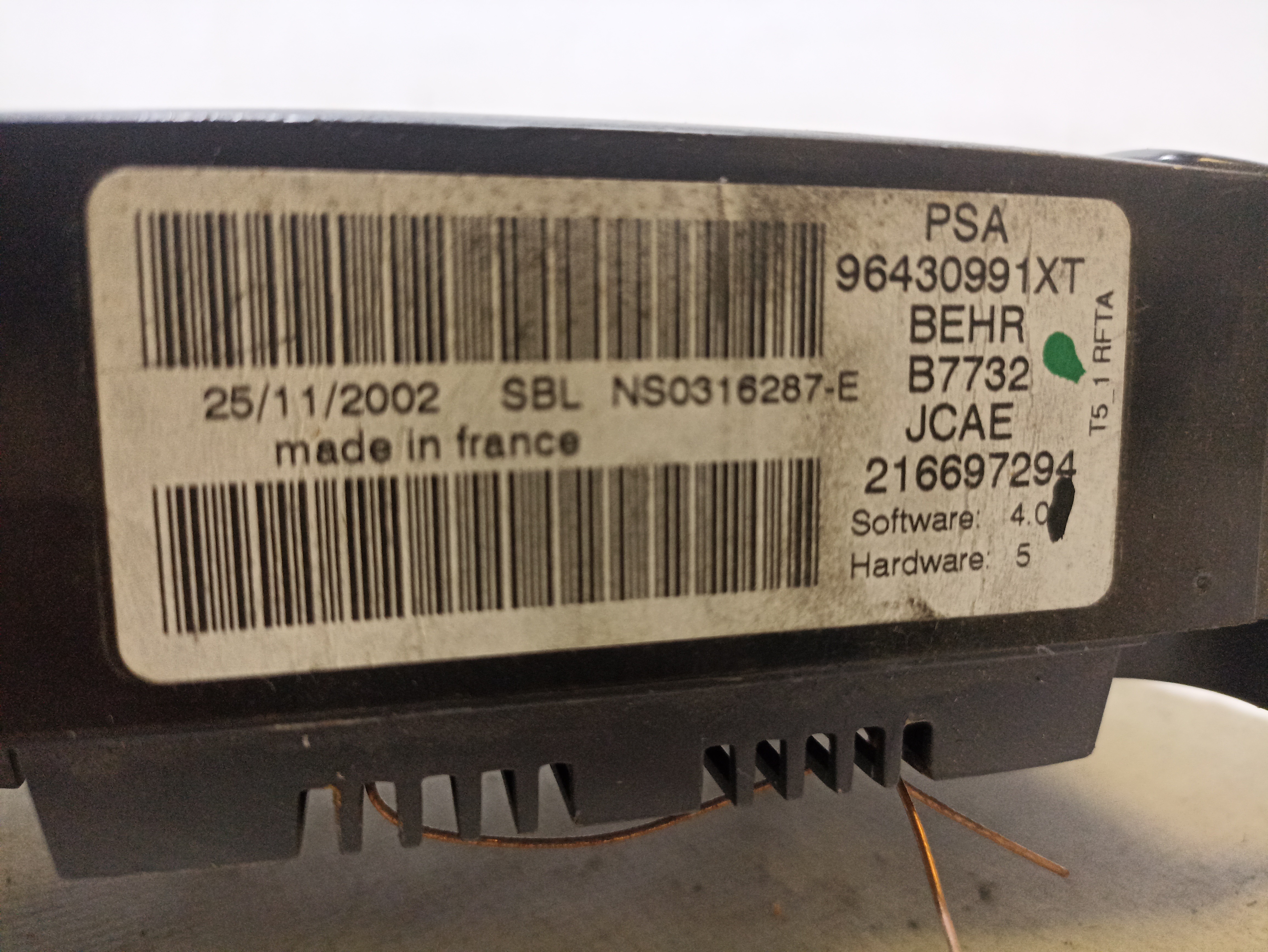 Botão / interruptor do AC PEUGEOT 206 (2A/C) Imagem-2