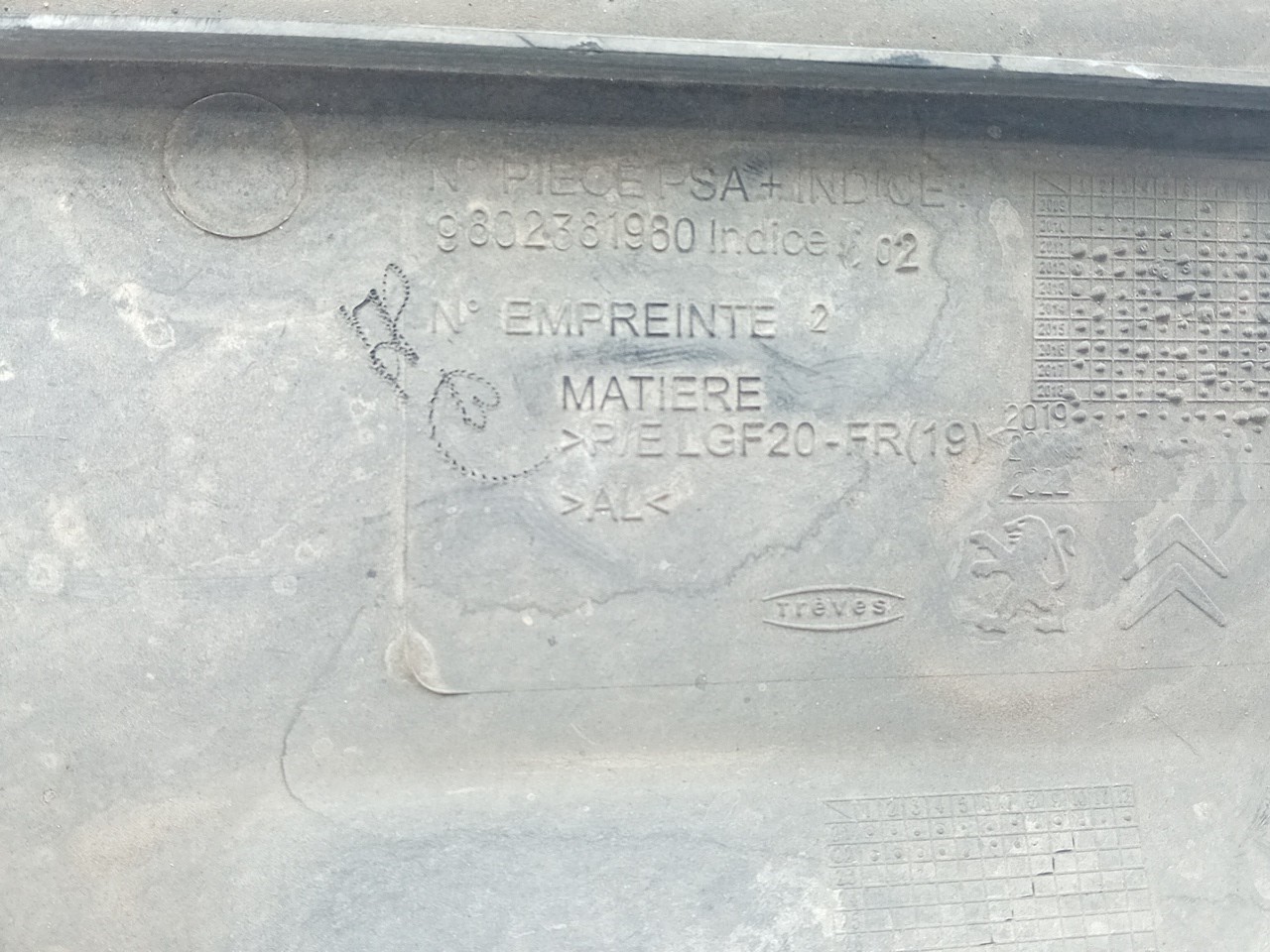 Engine underbody shielding CITROËN C3 III (SX) Imagem-2