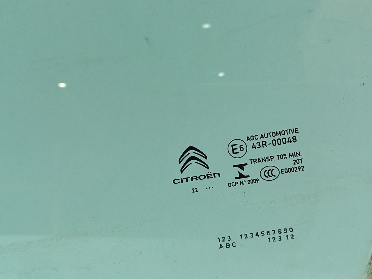 Left front door glass CITROËN C3 III (SX) Imagem-1