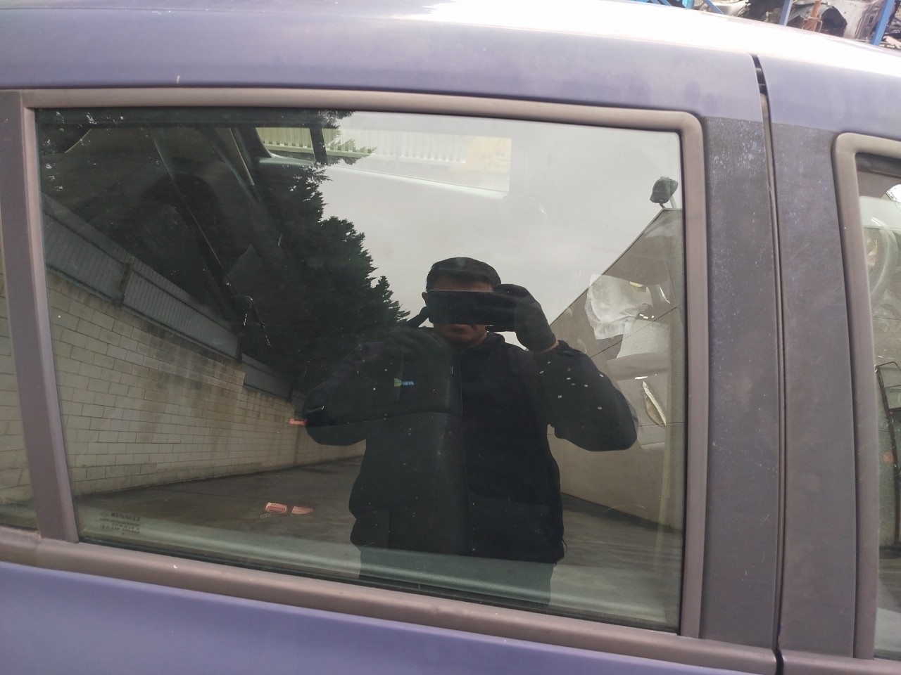 Vitre porte arrière Droite
