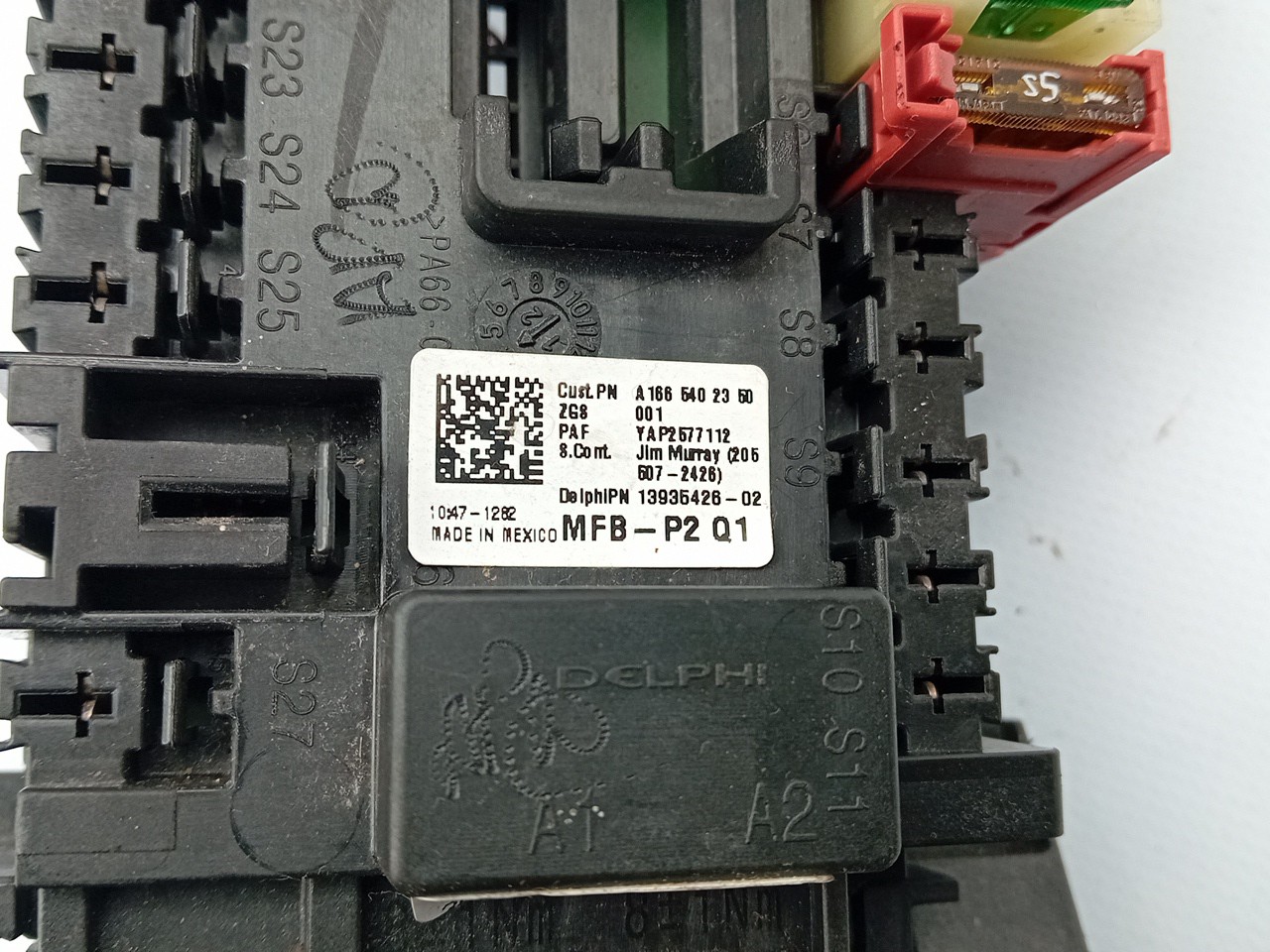 Fuse box / SAM / BSI MERCEDES-BENZ Classe M (W166) Imagem-4