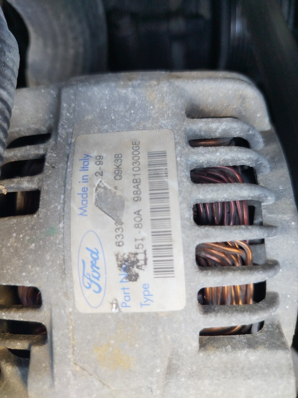 Alternador FORD Focus I (DAW, DBW) Imagem-1