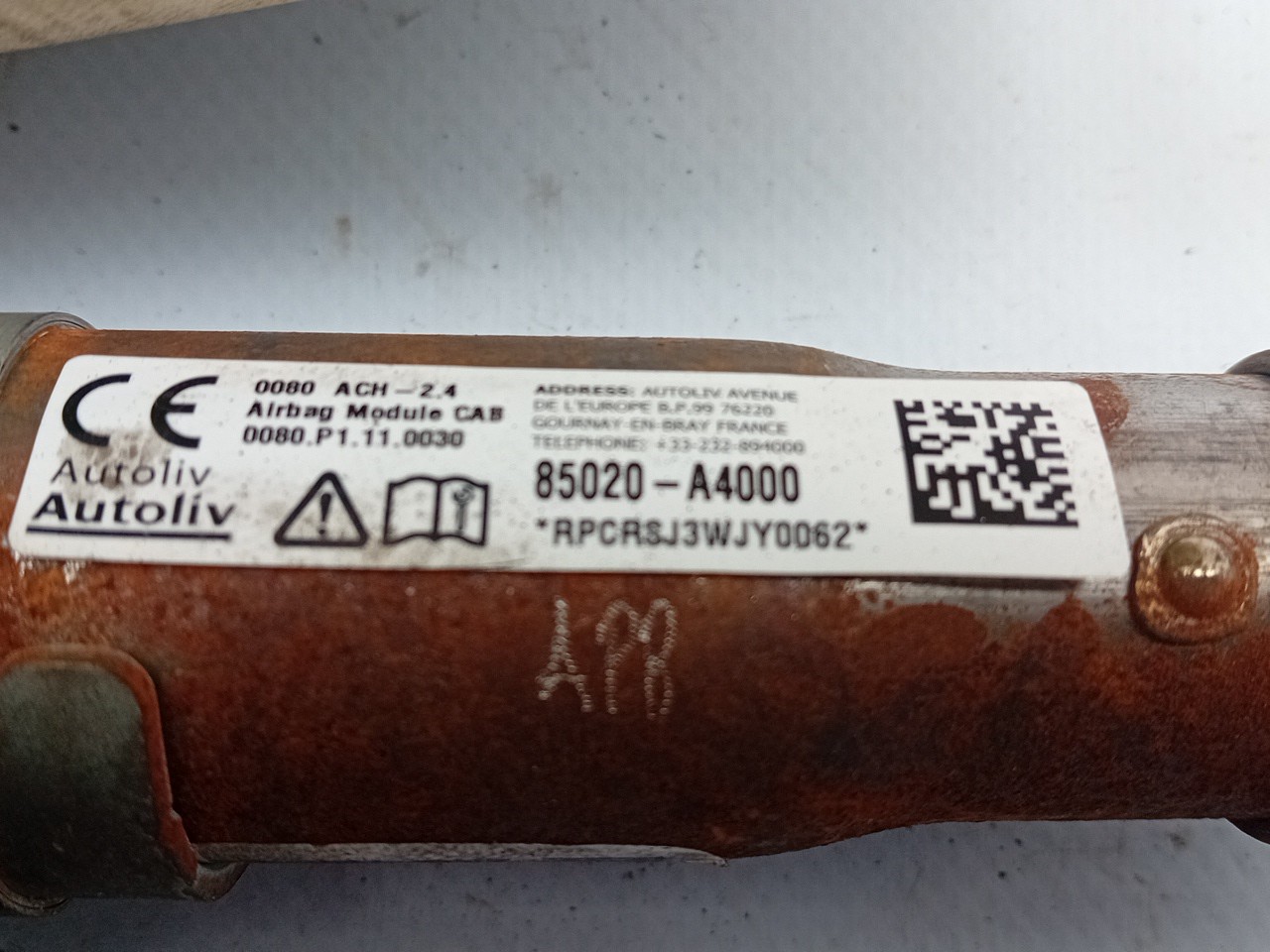 Airbag Cortina Derecho KIA Carens IV Imagem-2