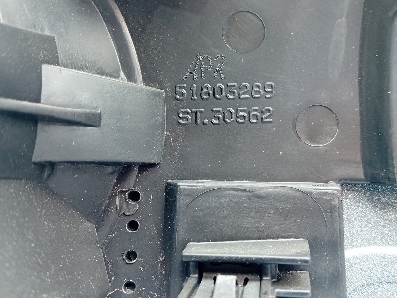 Panneau revêtement console centrale / radio FIAT 500 C (312_) Imagem-4