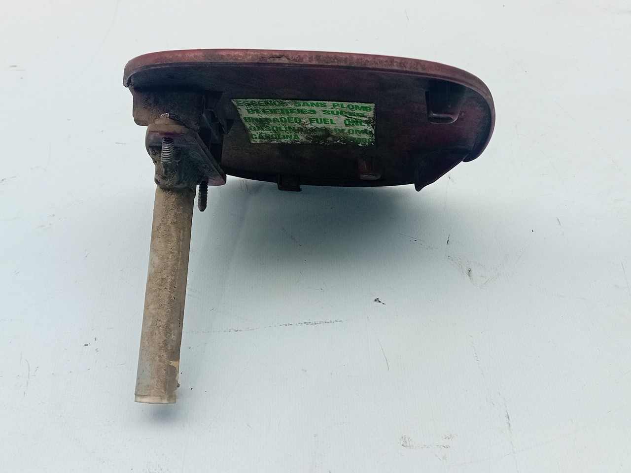 Vinciann Tapa Depósito Combustible Para Renault Clio II (1998-2016) - Reemplazo OEM 7700836756, Incluye Tornillos Y Primer Para Pintar