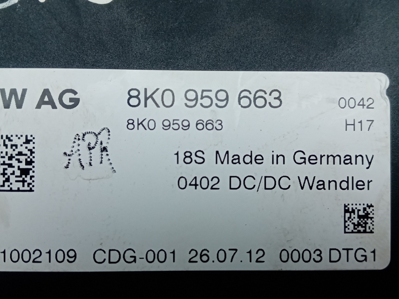 Módulo genérico AUDI A4 Avant (8K5, B8) Imagem-3