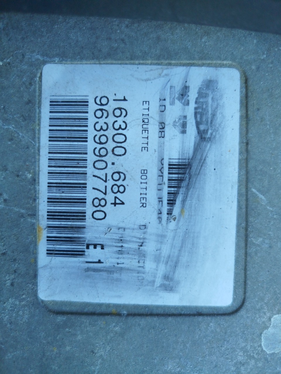 Centralina motor / ECU PEUGEOT 206 (2A/C) Imagem-1