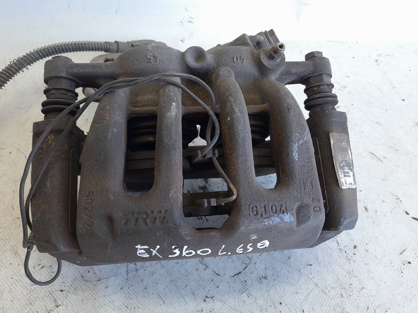 Pinça travão / maxila de travão frente esquerda