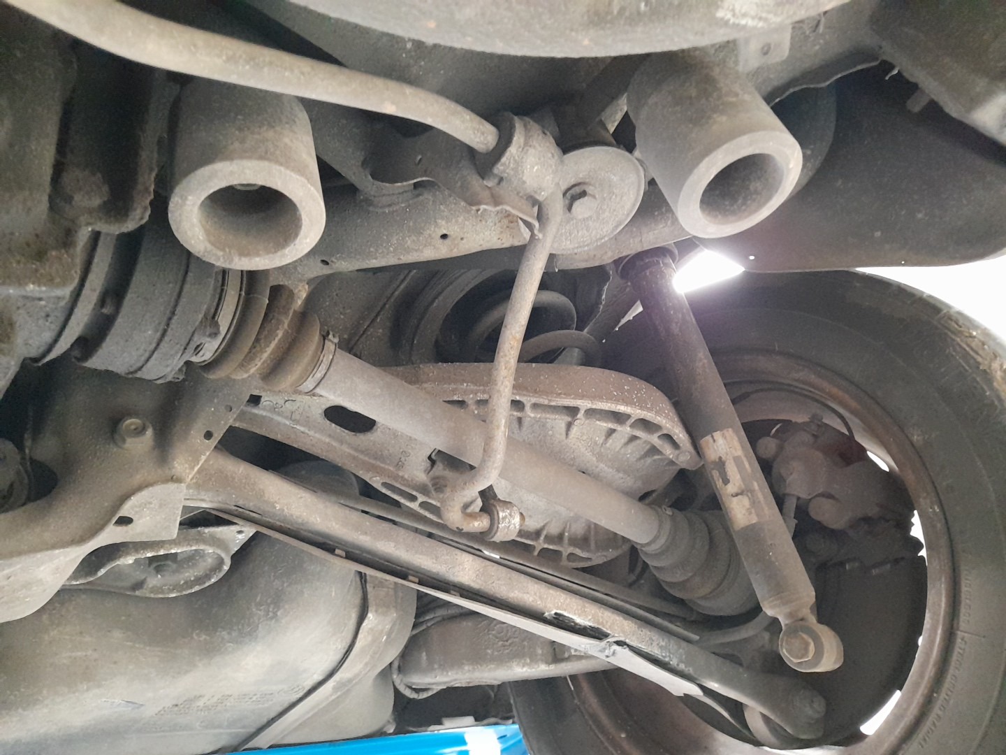 Right rear driveshaft