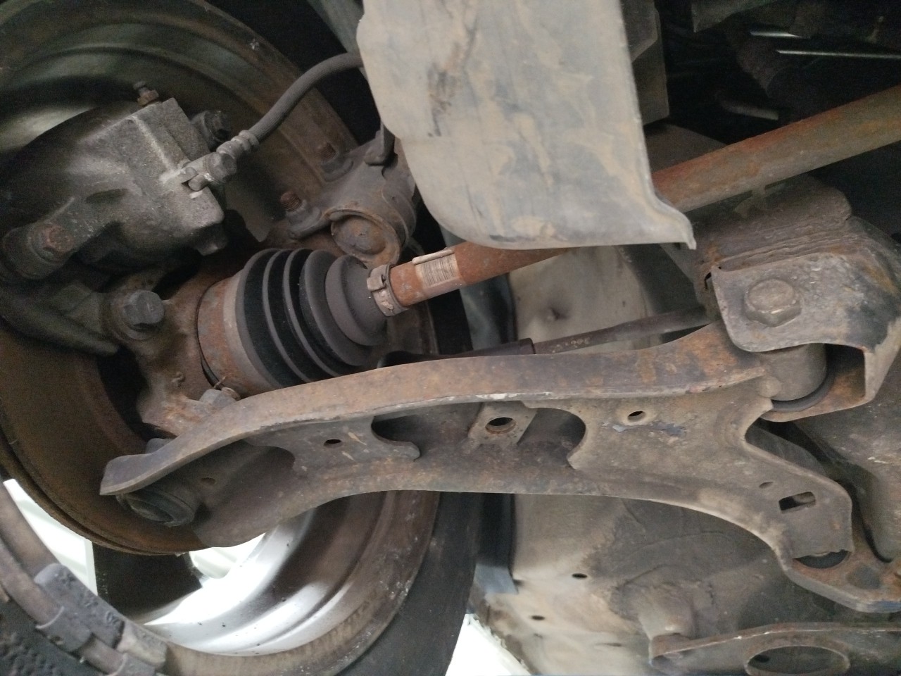 Right front driveshaft