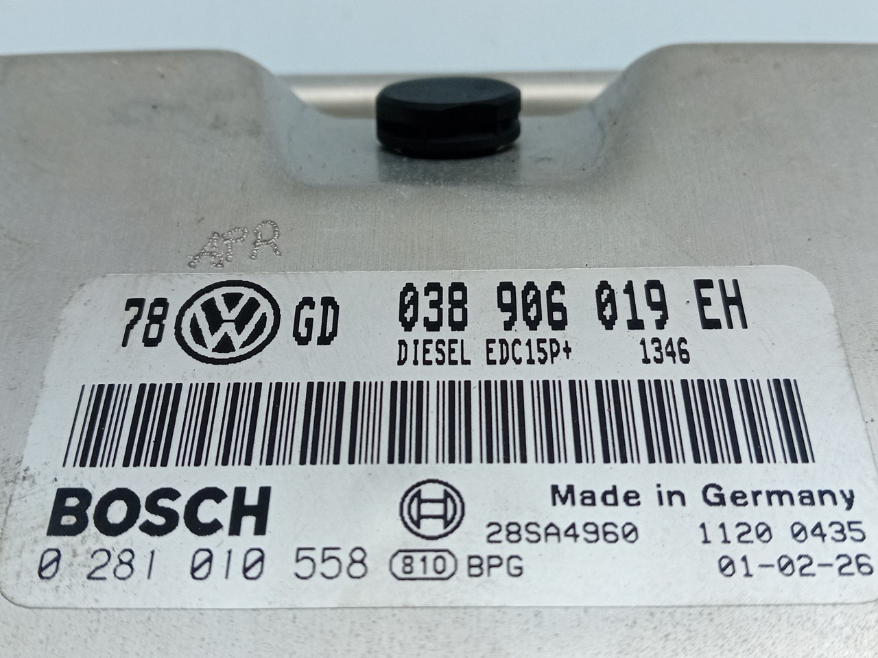 Calculateur /  Unité de contrôle moteur VOLKSWAGEN Passat Variant (3B6) Imagem-3
