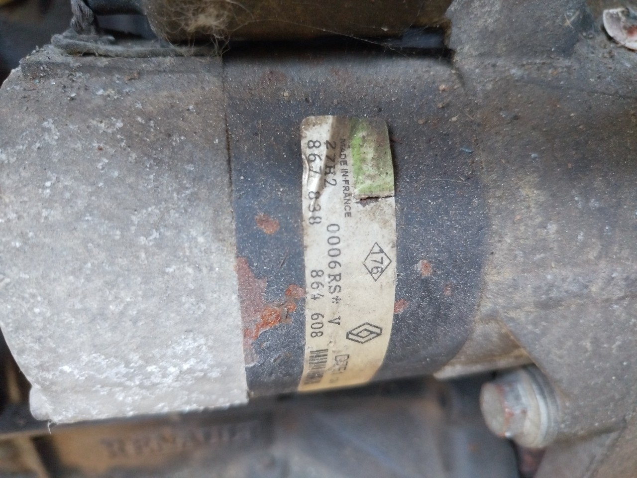Motor de arranque RENAULT Clio II (BB0/1/2_, CB0/1/2_) Imagem-1