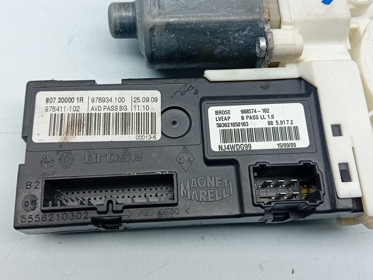 Moteur lève-vitre avant gauche RENAULT Laguna III (BT0/1) Imagem-2
