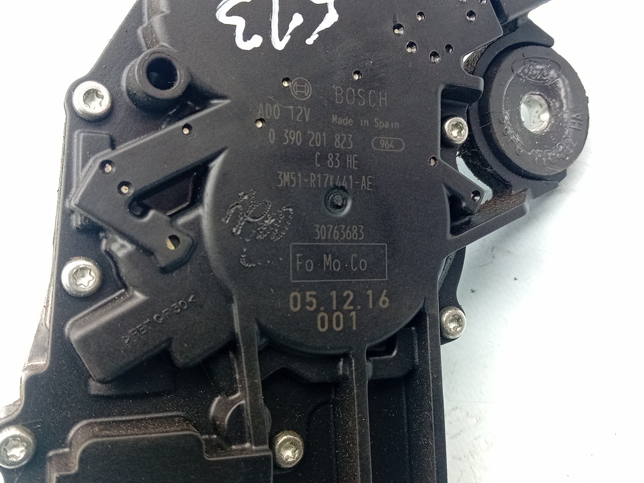 Essuie-glace moteur arrière FORD Focus C-Max (DM2) Imagem-3