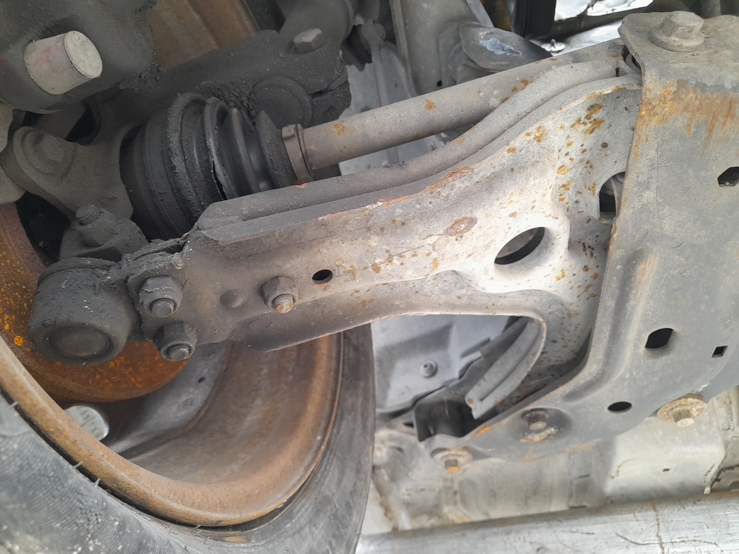 Right front suspension arm FORD Fiesta IV (JA_, JB_) Imagem-0
