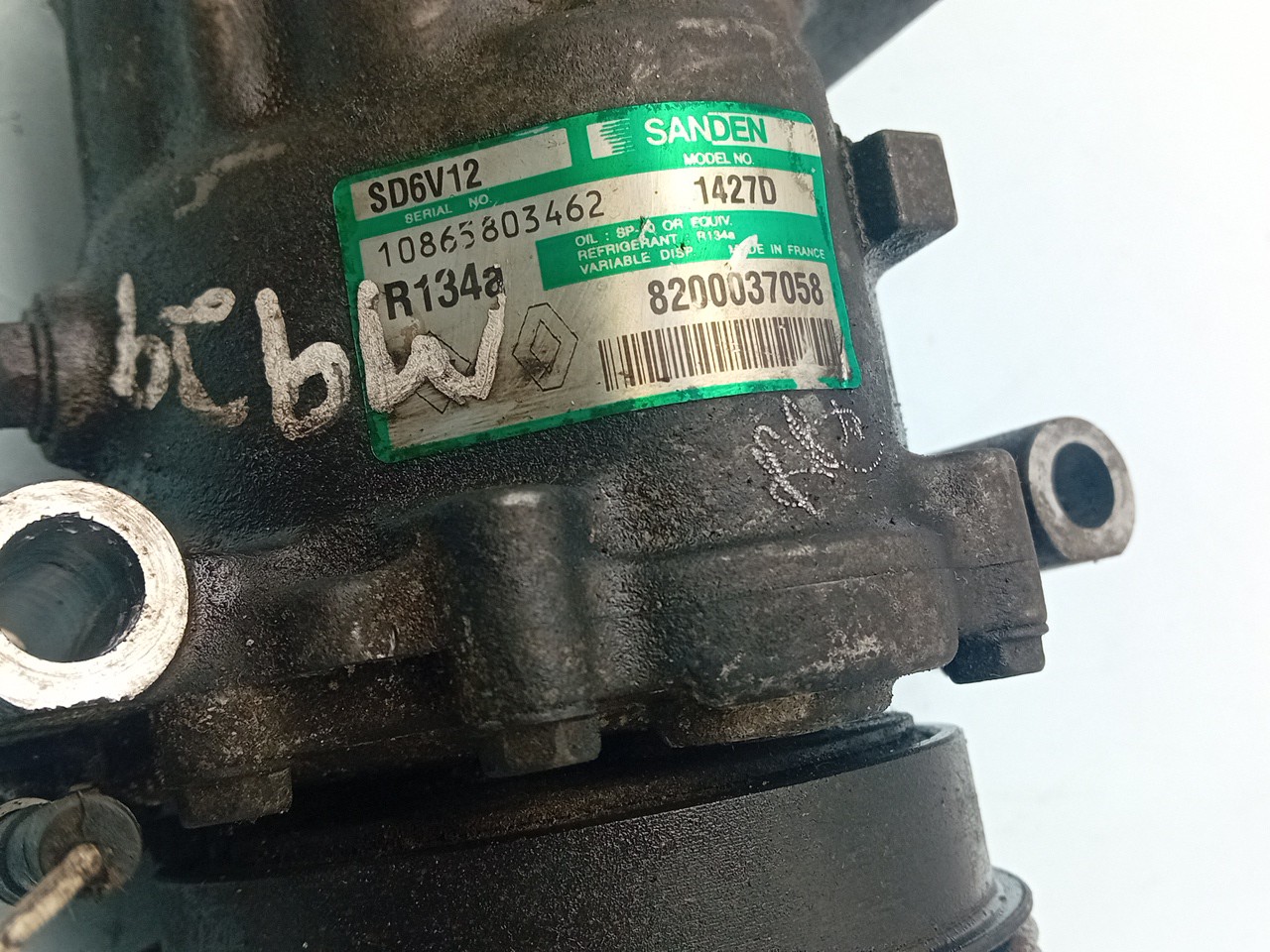 Compressor AC RENAULT Clio II (BB0/1/2_, CB0/1/2_) Imagem-4
