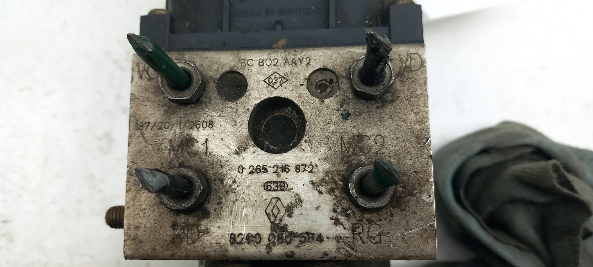 ABS control unit / ECU ABS RENAULT Clio II (BB0/1/2_, CB0/1/2_) Imagem-2