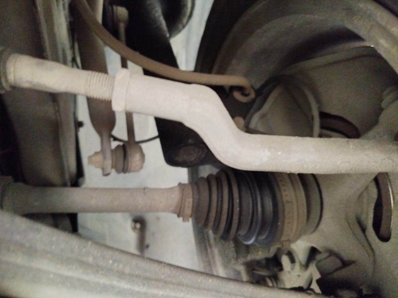 Transmission avant gauche