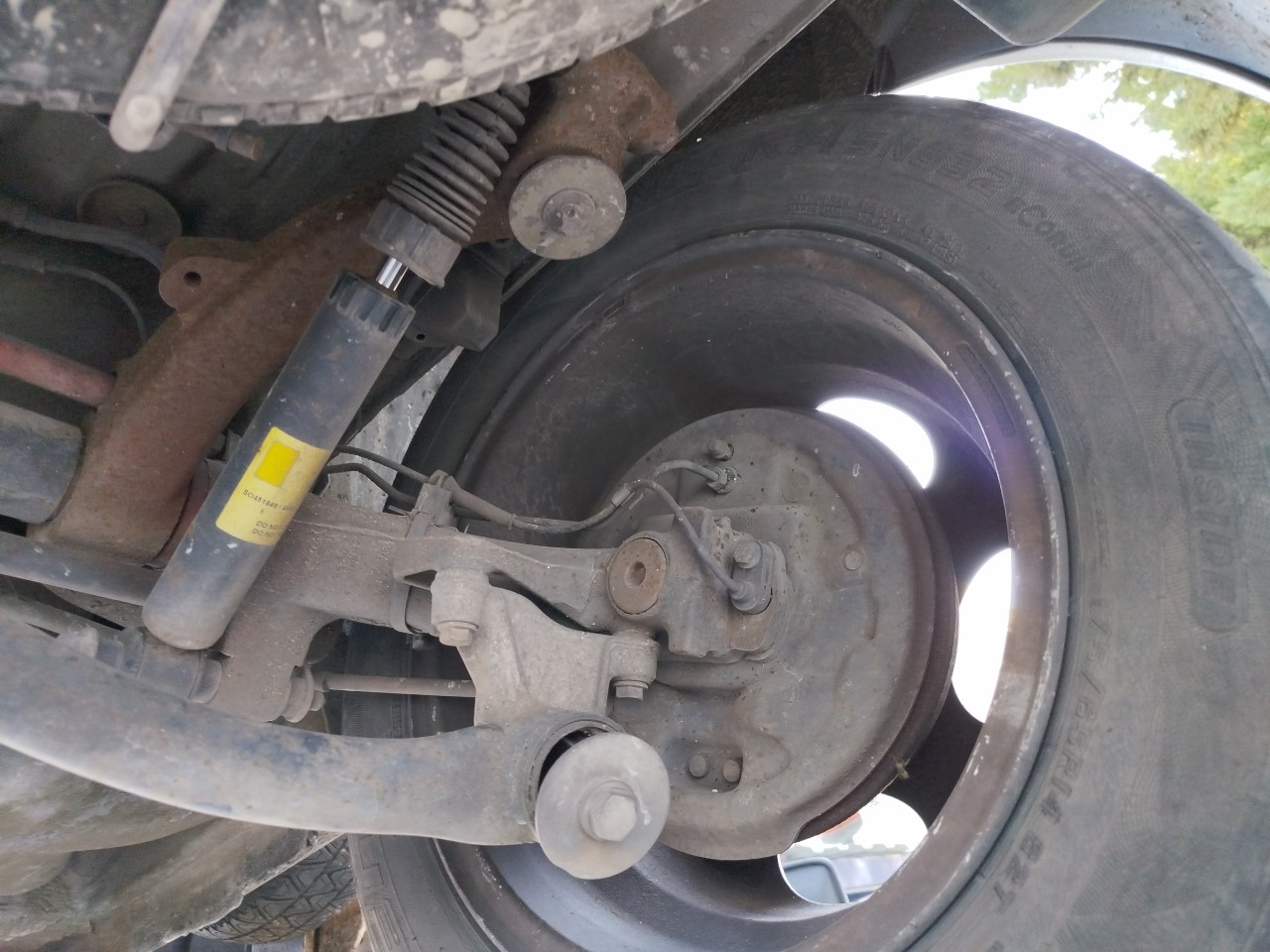 Eixo traseiro tambor PEUGEOT 206 SW (2E/K) Imagem-2