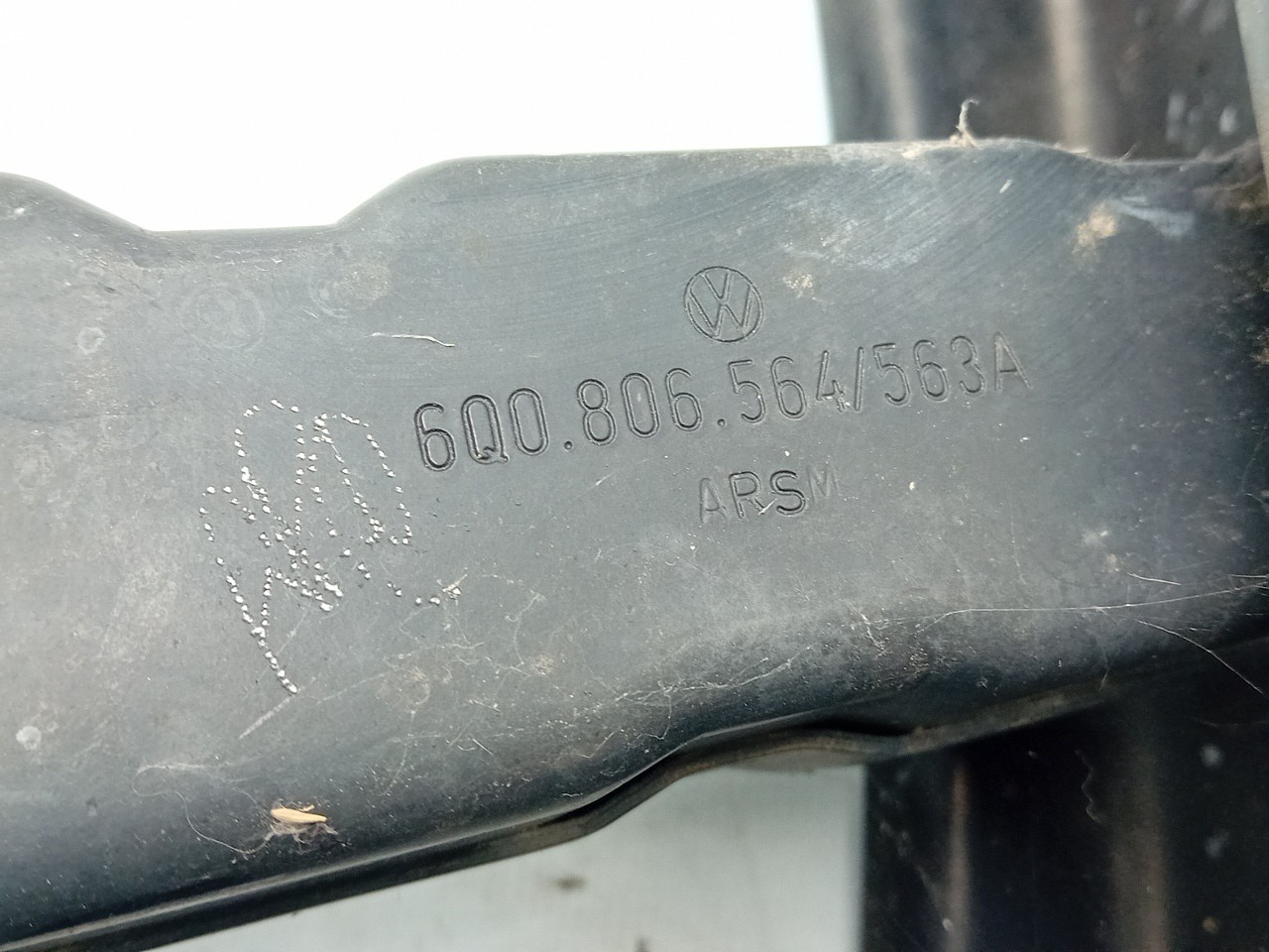 Front bumper reinforcement VOLKSWAGEN Polo (9N) Imagem-3