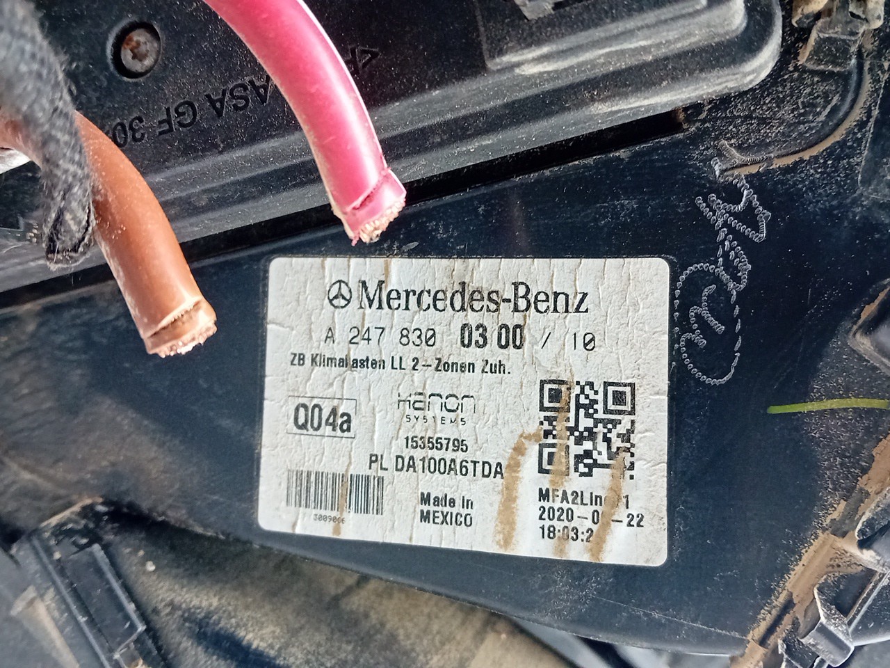 Caixa Chaufagem sofagem MERCEDES-BENZ GLB-Class (X247) Imagem-4
