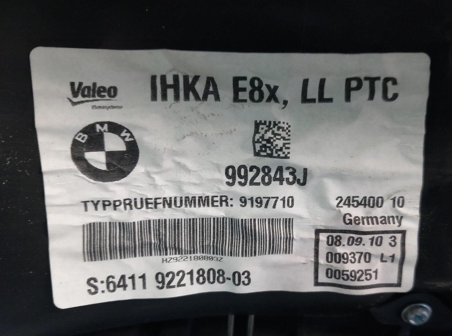 Caixa Chaufagem sofagem BMW X1 (E84) Imagem-4
