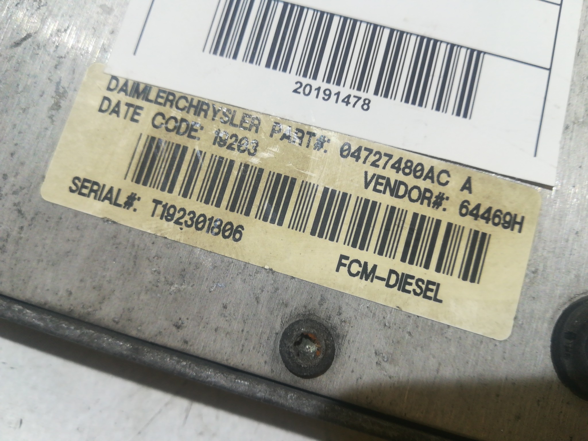 Comfort Unit Module CHRYSLER Voyager / Grand Voyager III Van (GS) Imagem-1