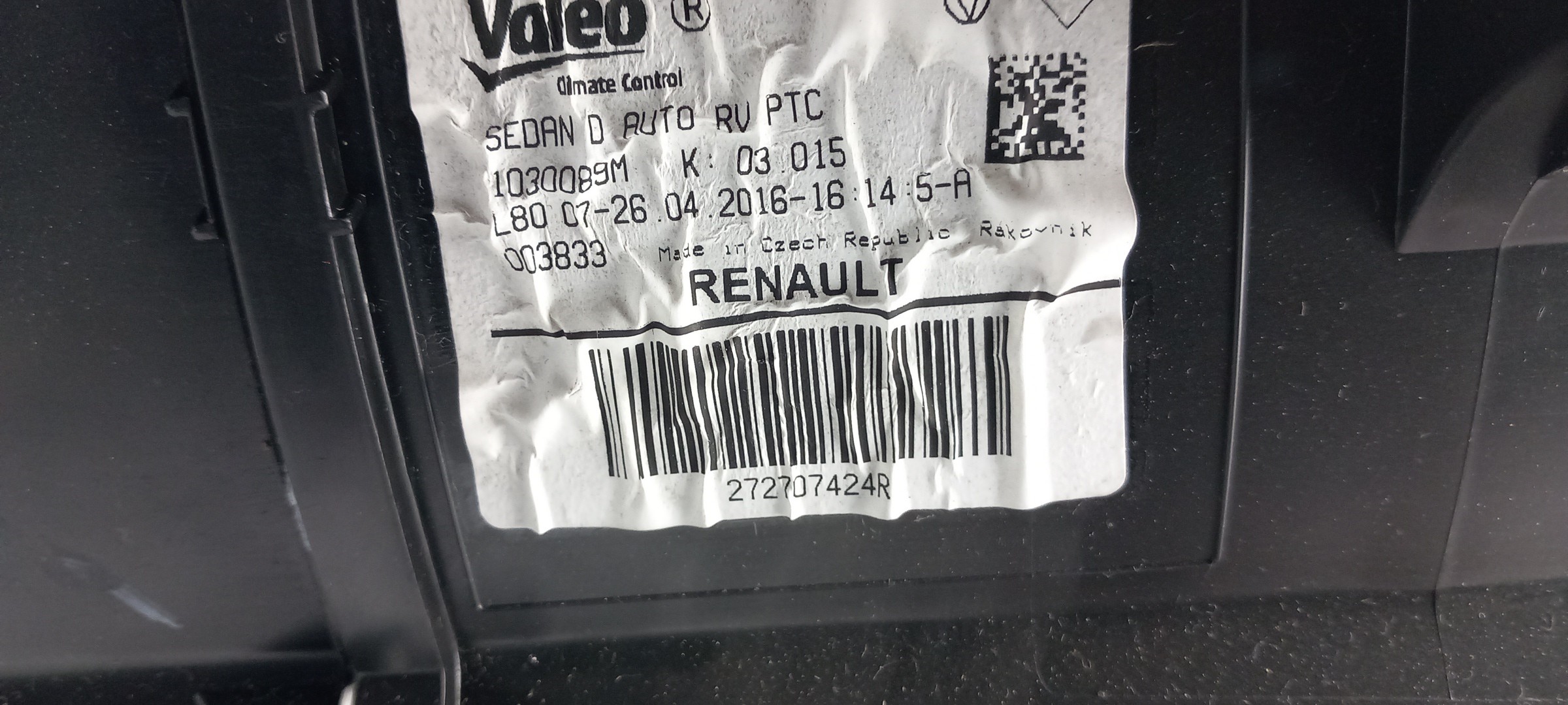 Caixa Chaufagem sofagem RENAULT Talisman (L2M_) Imagem-3