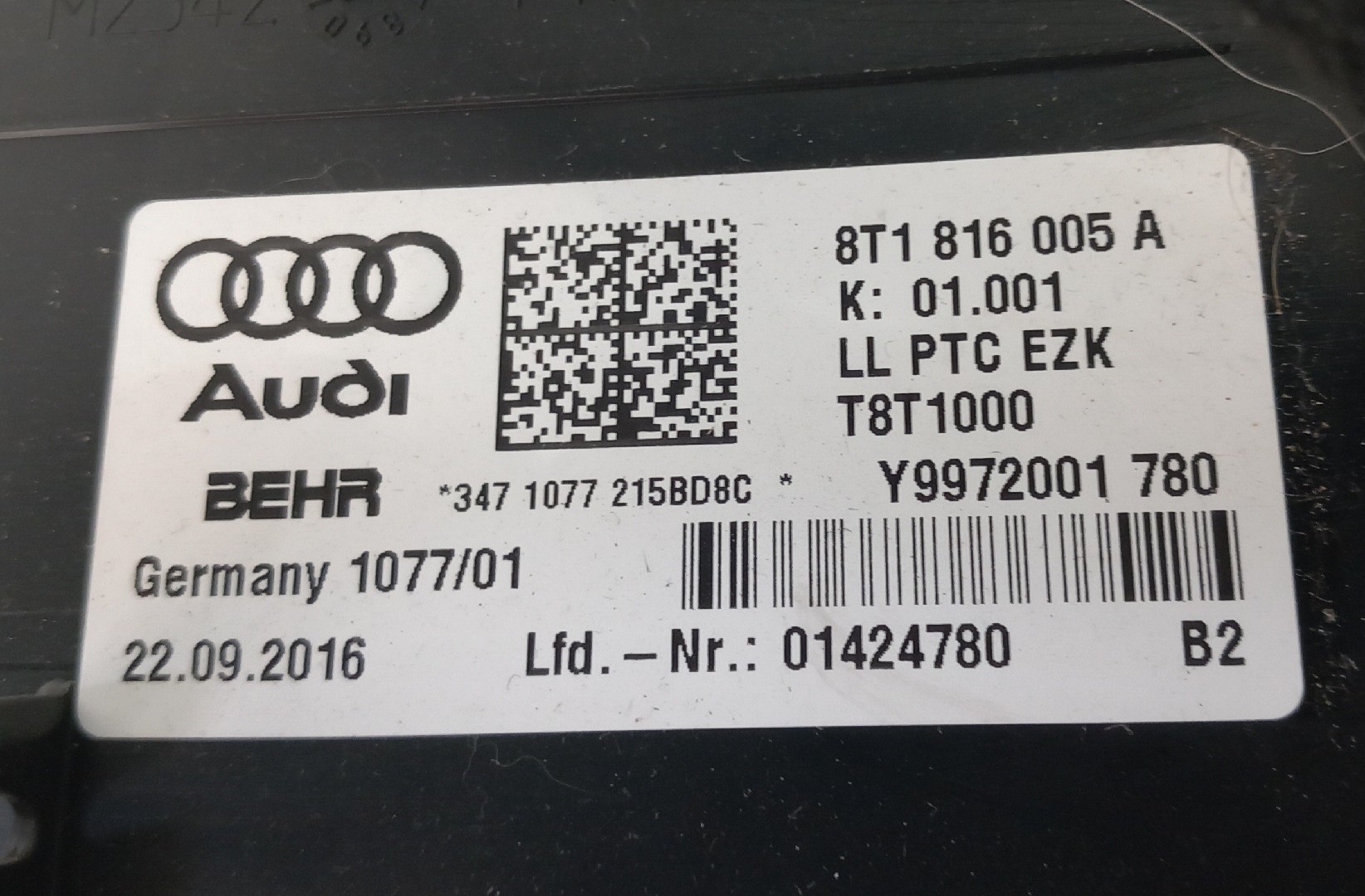 Caixa Chaufagem sofagem AUDI A5 Sportback (8TA) Imagem-4