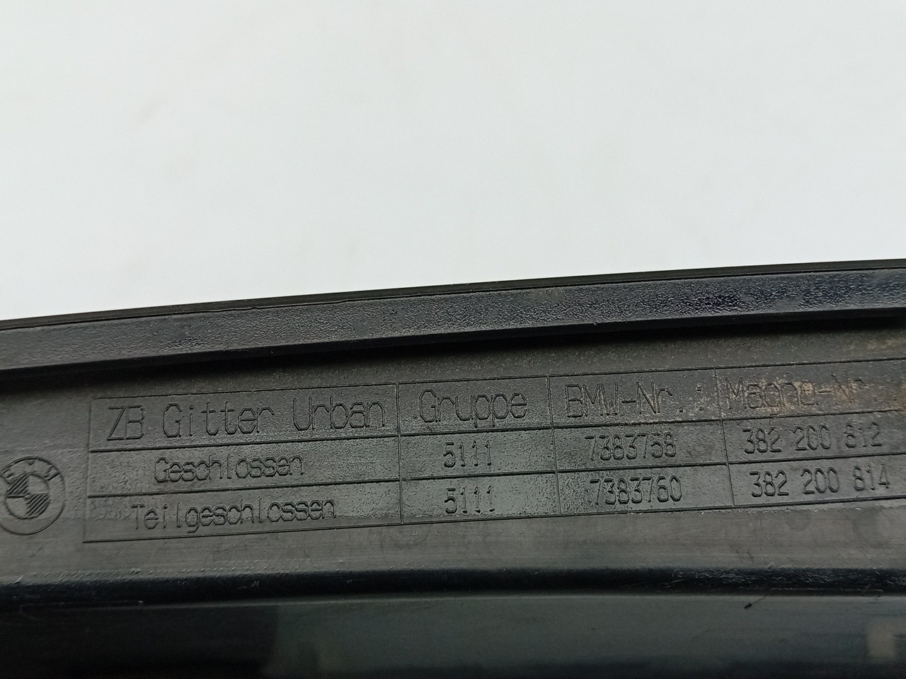 Grelha Farol Nevoeiro BMW 1 (F20) Imagem-2