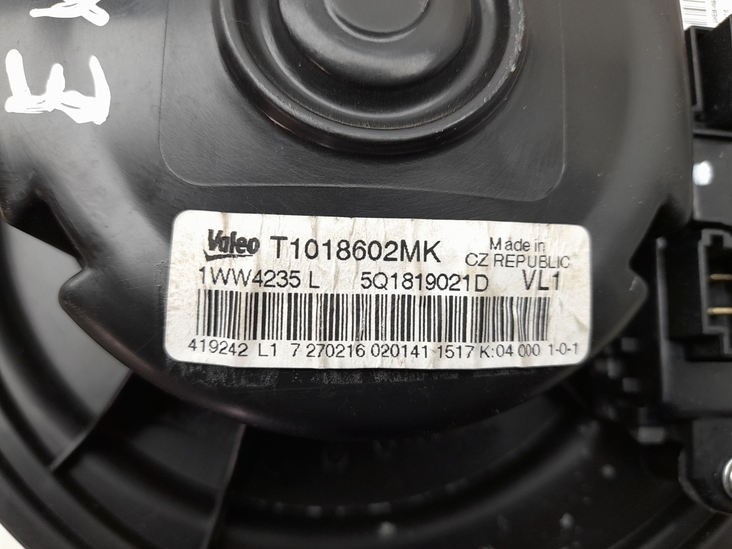 Heater Blower Motor VOLKSWAGEN Golf VII Variant (BA5, BV5) Imagem-3