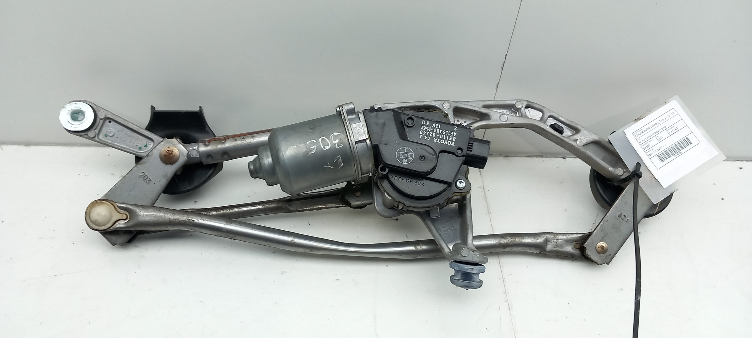 Motor limpiaparabrisas Frente