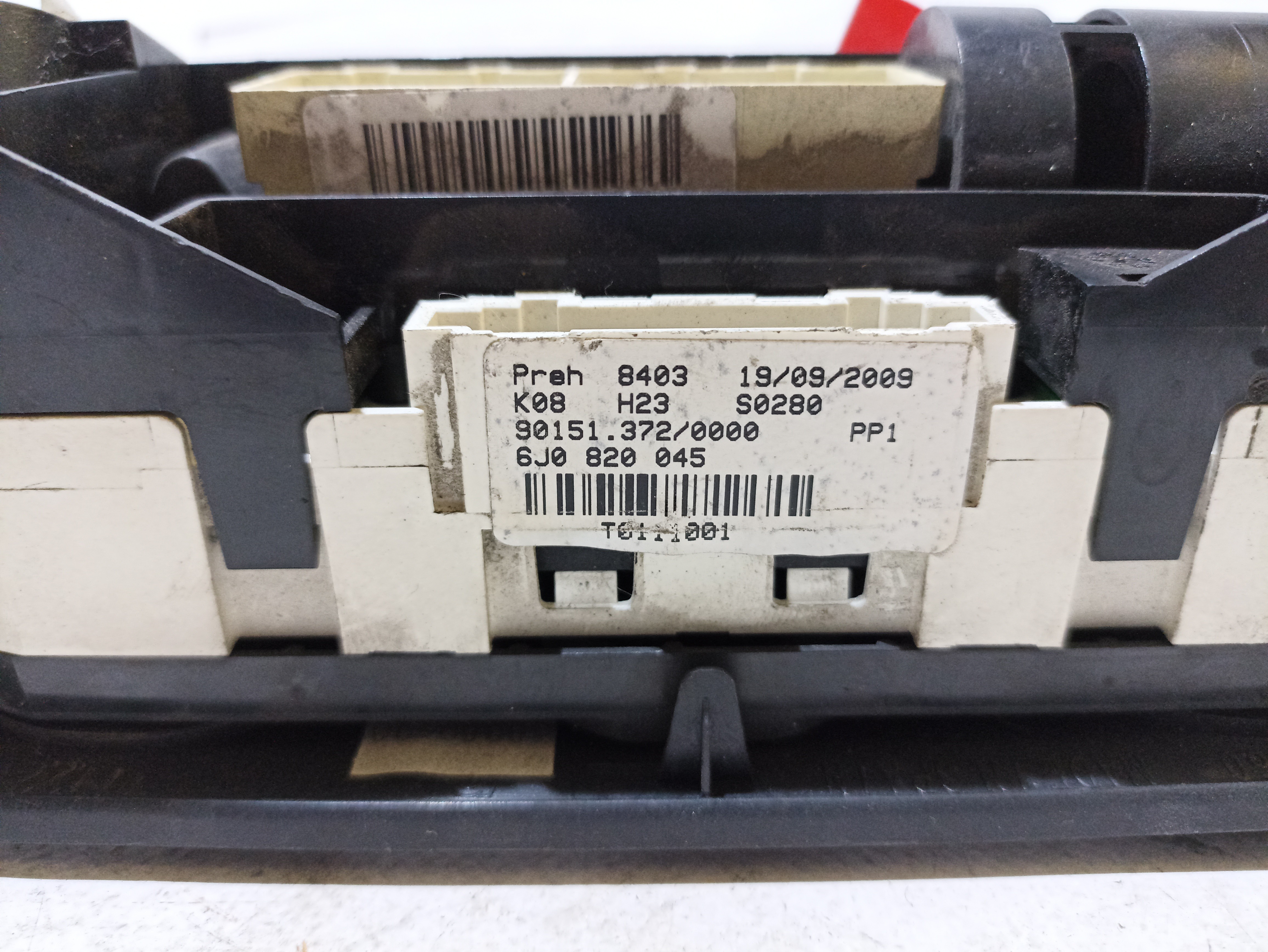 Botón / interruptor de aire acondicionado SEAT Ibiza IV (6J5, 6P1) Imagem-1