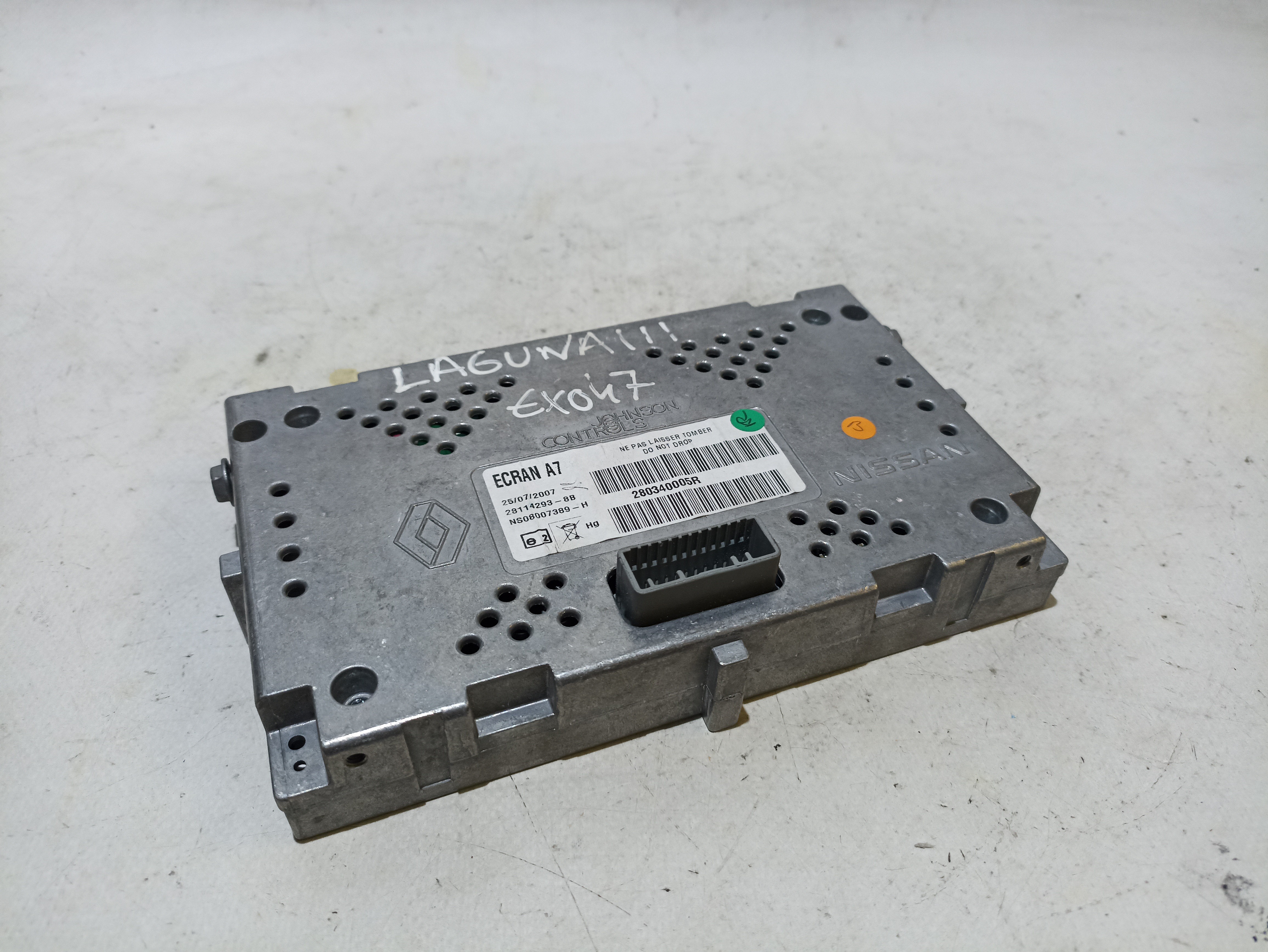 Display Monitor RENAULT Laguna III (BT0/1) Imagem-1