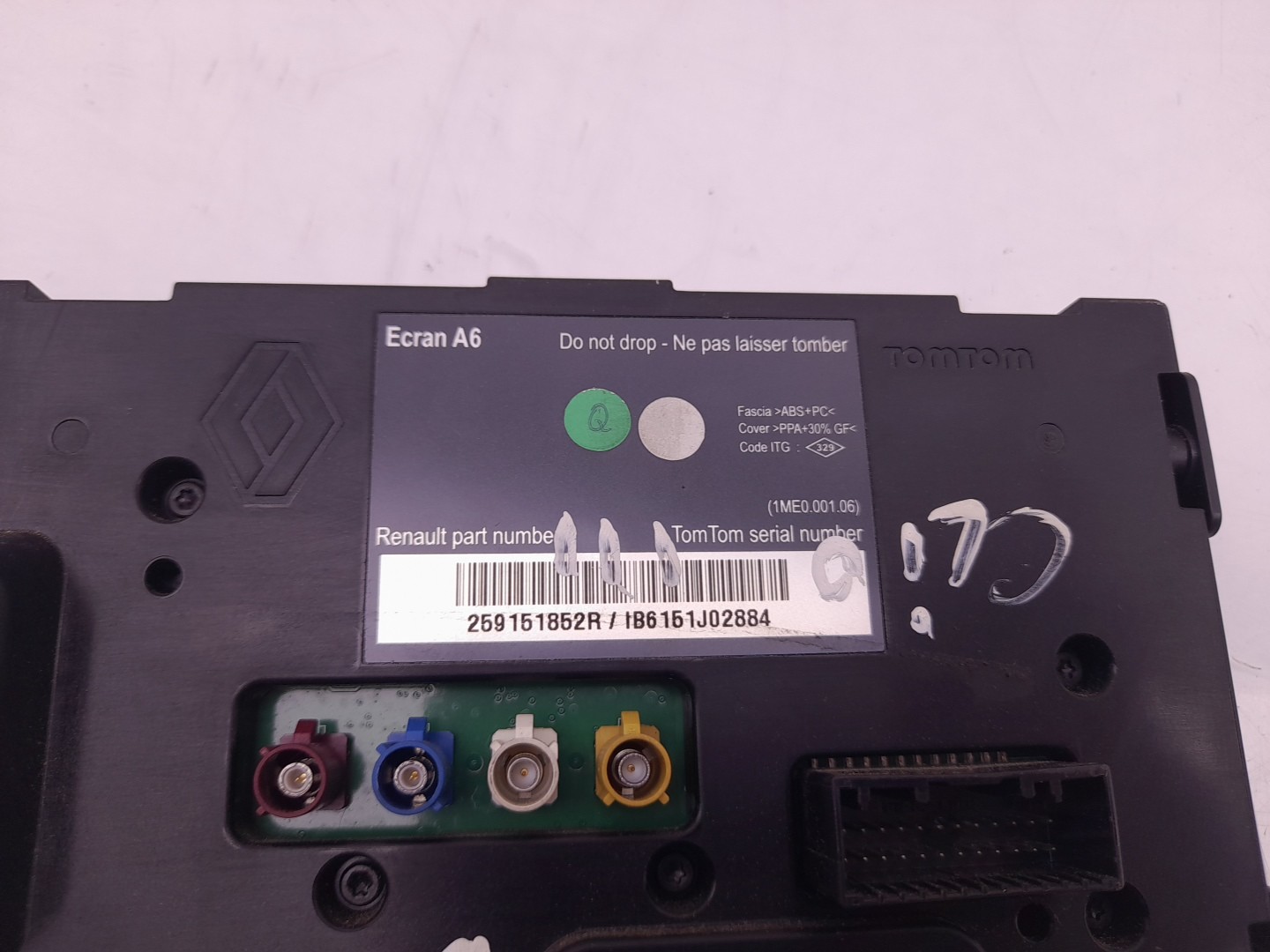 Display Monitor RENAULT Clio III (BR0/1, CR0/1) Imagem-2