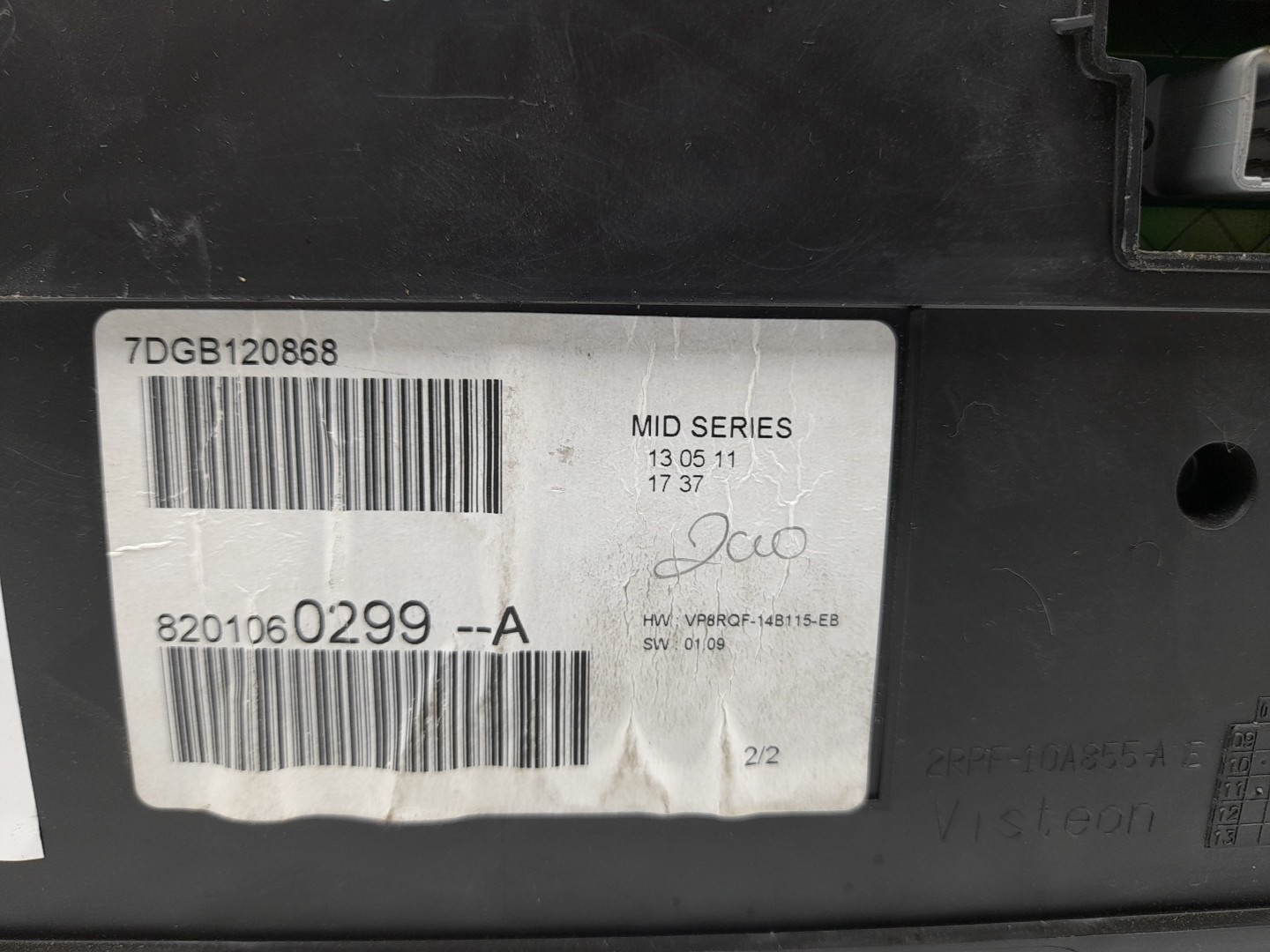 Instrument cluster RENAULT Clio III (BR0/1, CR0/1) Imagem-2