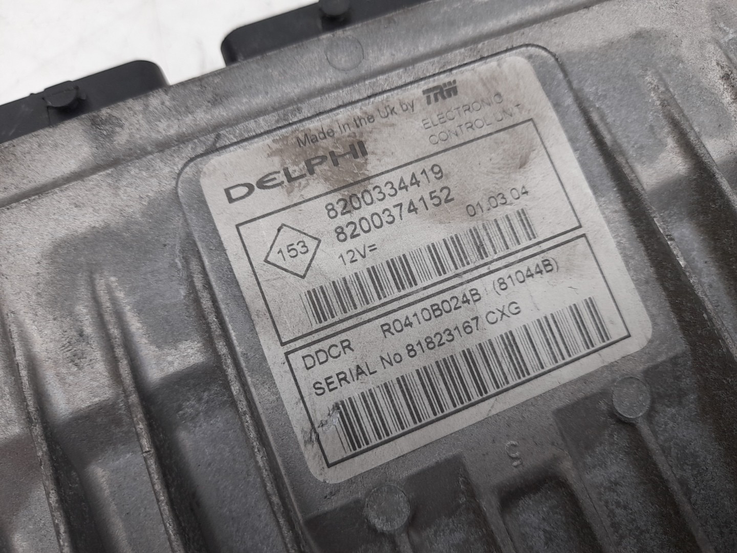 Engine control unit / ECU RENAULT Megane II (BM0/1_, CM0/1_) Imagem-2