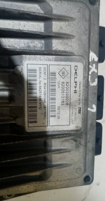 Engine control unit / ECU RENAULT Megane II (BM0/1_, CM0/1_) Imagem-2
