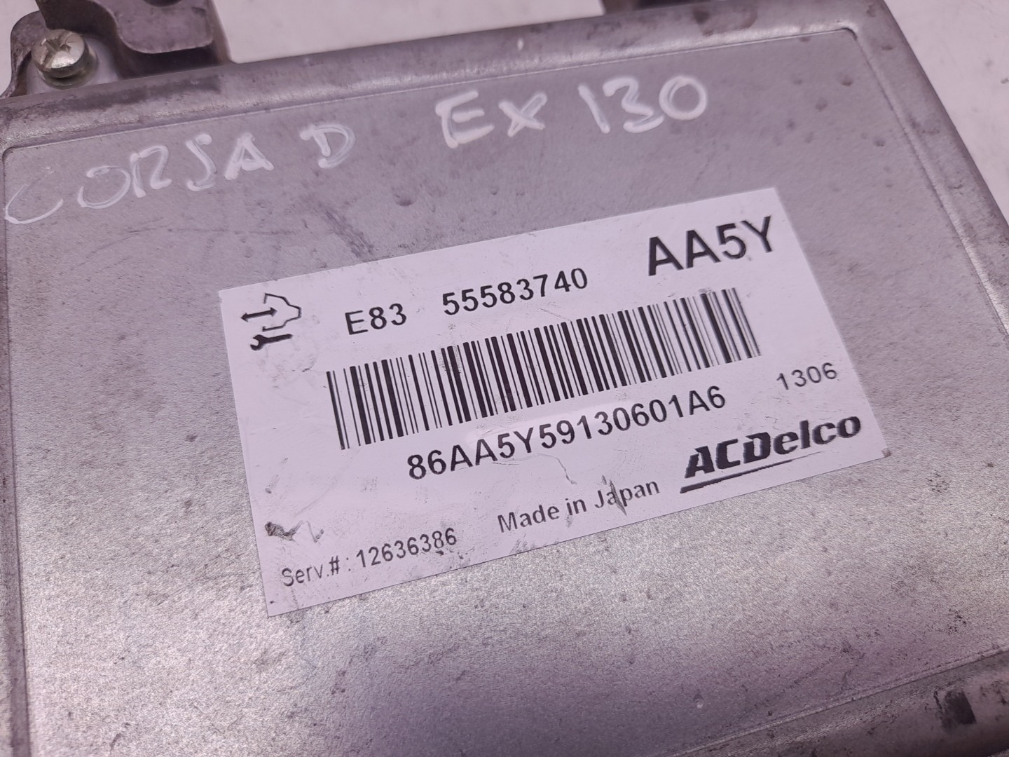 Centralina motor / ECU OPEL Corsa D Imagem-2