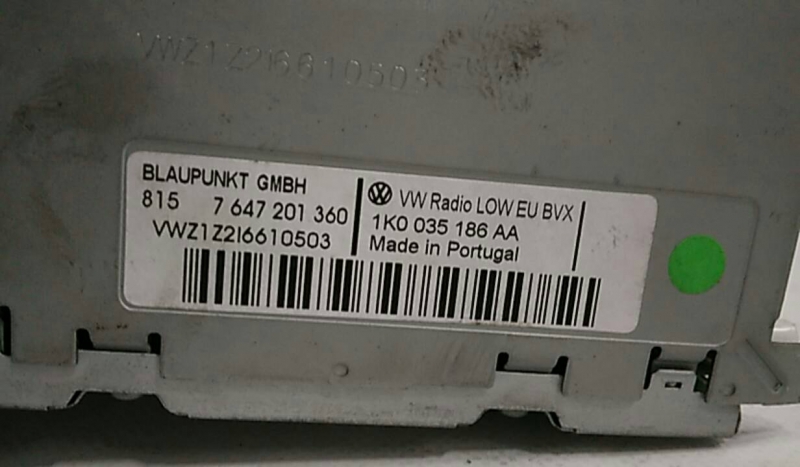 Radio / Autoradio VOLKSWAGEN Golf Plus Van (521) Imagem-1